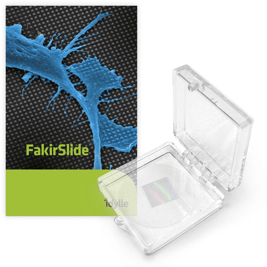 FakirSlides - Nanostructured Glass Coverslips for Cell Culture and Isolated Membranes - IDY-FAK