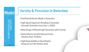 Nabi - UV/Vis Nano Spectrophotometer