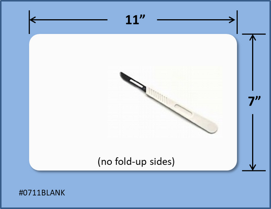 LABboards Single-use Disposable Laboratory Cutting Boards BLANK/NO PRINT - 100-Count Pack