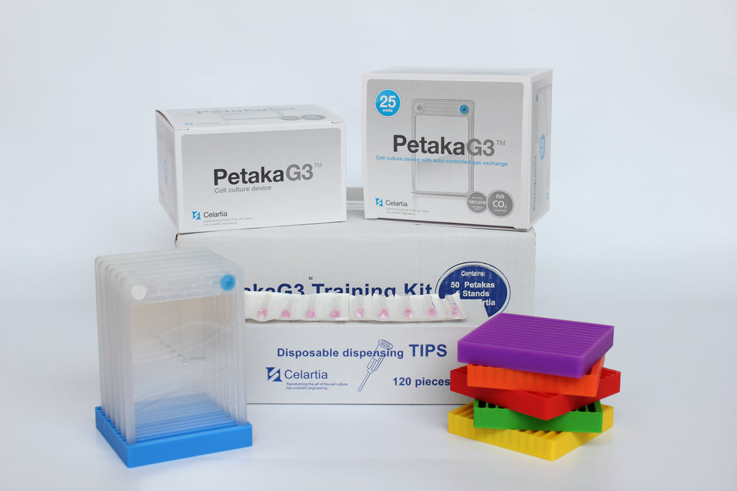 Celartia Trial Kit LOT (50 PetakaG3 LOT, 6 stands & 100 tips)